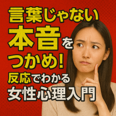 『言葉じゃない“本音”をつかめ！反応でわかる女性心理入門』