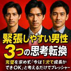 「緊張する男」こそ、女性を惹きつける──魅力を引き出す3つの思考革命
