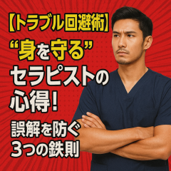 “トラブル回避術”セラピストの身を守る心得 ――ありがちな誤解とその防止策／境界線の引き方とマナーの伝え方――