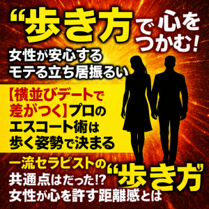 【“歩き方”で好印象は作れる！】エスコート上手な立ち居振る舞い