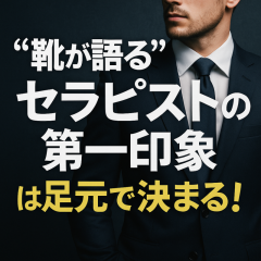 【“靴が語る”】セラピストの第一印象は足元で決まる！