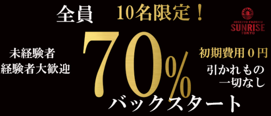 給与70％バック！急募イケメン求む！！！