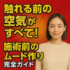 『最初の3分がすべて！“触れる前の空気”で虜にするムード演出術』