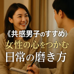 言葉にする優しさ、気づく力—共感される男の秘密